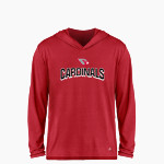Pine Grove Area Cardinals <span class="pdp-name-mascot">Pine Grove Area Cardinals</span> BSN SPORTS Youth Ultimate Long Sleeve Performance Hoodie Tee Front Thumbnail