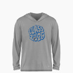 Coxsackie-Athens High School Riverhawks official sideline store BSN SPORTS Youth Ultimate Long Sleeve Performance Hoodie Tee Front Thumbnail