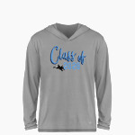 James Clemens Jets <span class="pdp-name-mascot">James Clemens Jets</span> BSN SPORTS Youth Ultimate Long Sleeve Performance Hoodie Tee Front Thumbnail