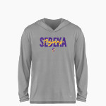 SEBEKA HIGH SCHOOL Trojans Online Store <span class="pdp-name-mascot">SEBEKA TROJANS</span> BSN SPORTS Youth Ultimate Long Sleeve Performance Hoodie Tee Front Thumbnail