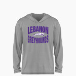 LEBANON COMMUNITY HIGH SCHOOL GREYHOUNDS <span class="pdp-name-mascot">LEBANON GREYHOUNDS</span> BSN SPORTS Youth Ultimate Long Sleeve Performance Hoodie Tee Front Thumbnail