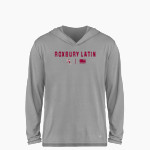 Roxbury Latin BSN SPORTS Youth Ultimate Long Sleeve Performance Hoodie Tee Front Thumbnail