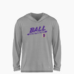 BALL HIGH SCHOOL GOLDEN TORNADOES <span class="pdp-name-mascot">BALL GOLDEN TORNADOES</span> BSN SPORTS Youth Ultimate Long Sleeve Performance Hoodie Tee Front Thumbnail