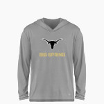 BIG SPRING HIGH SCHOOL STEERS BSN SPORTS Youth Ultimate Long Sleeve Performance Hoodie Tee Front Thumbnail
