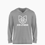 Zion Lutheran School Panthers BSN SPORTS Youth Ultimate Long Sleeve Performance Hoodie Tee Front Thumbnail