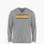 HARWOOD UNION HIGH SCHOOL HIGHLANDERS <span class="pdp-name-mascot">HARWOOD HIGHLANDERS</span> BSN SPORTS Youth Ultimate Long Sleeve Performance Hoodie Tee Front Thumbnail