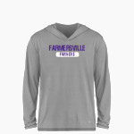 Farmersville Farmers <span class="pdp-name-mascot">Farmersville Farmers</span> BSN SPORTS Youth Ultimate Long Sleeve Performance Hoodie Tee Front Thumbnail