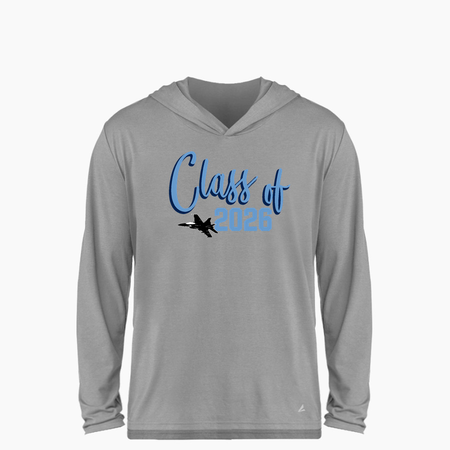 James Clemens Jets <span class="pdp-name-mascot">James Clemens Jets</span> BSN SPORTS Youth Ultimate Long Sleeve Performance Hoodie Tee
