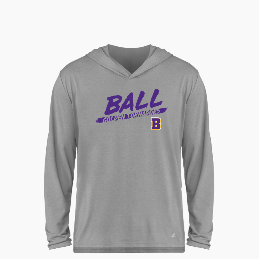 BALL HIGH SCHOOL GOLDEN TORNADOES <span class="pdp-name-mascot">BALL GOLDEN TORNADOES</span> BSN SPORTS Youth Ultimate Long Sleeve Performance Hoodie Tee