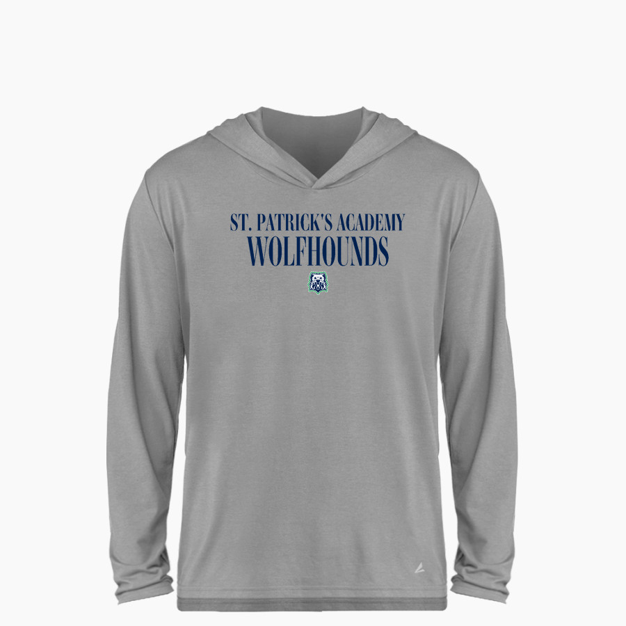 St. Patrick's Academy Wolfhounds <span class="pdp-name-mascot">Great Falls Central Catholic H S Mustangs</span> BSN SPORTS Youth Ultimate Long Sleeve Performance Hoodie Tee