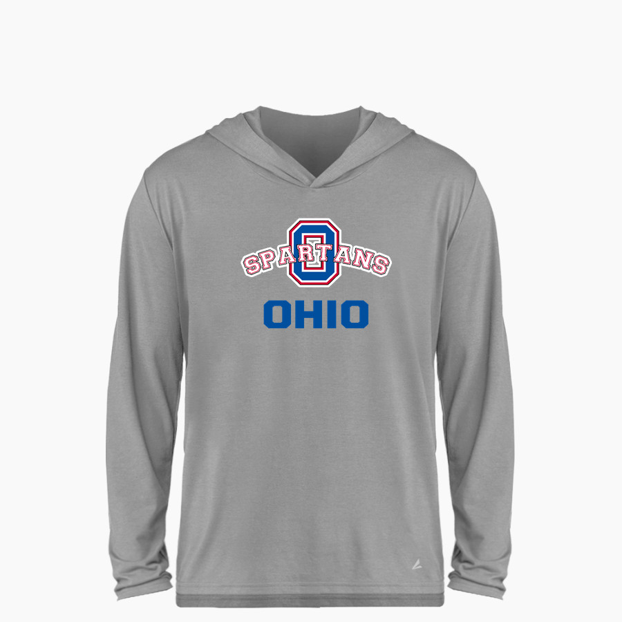 Ohio School For The Deaf Spartans <span class="pdp-name-mascot">Ohio School For The Deaf Spartans</span> BSN SPORTS Youth Ultimate Long Sleeve Performance Hoodie Tee