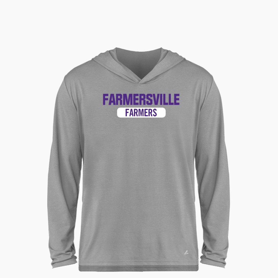 Farmersville Farmers <span class="pdp-name-mascot">Farmersville Farmers</span> BSN SPORTS Youth Ultimate Long Sleeve Performance Hoodie Tee