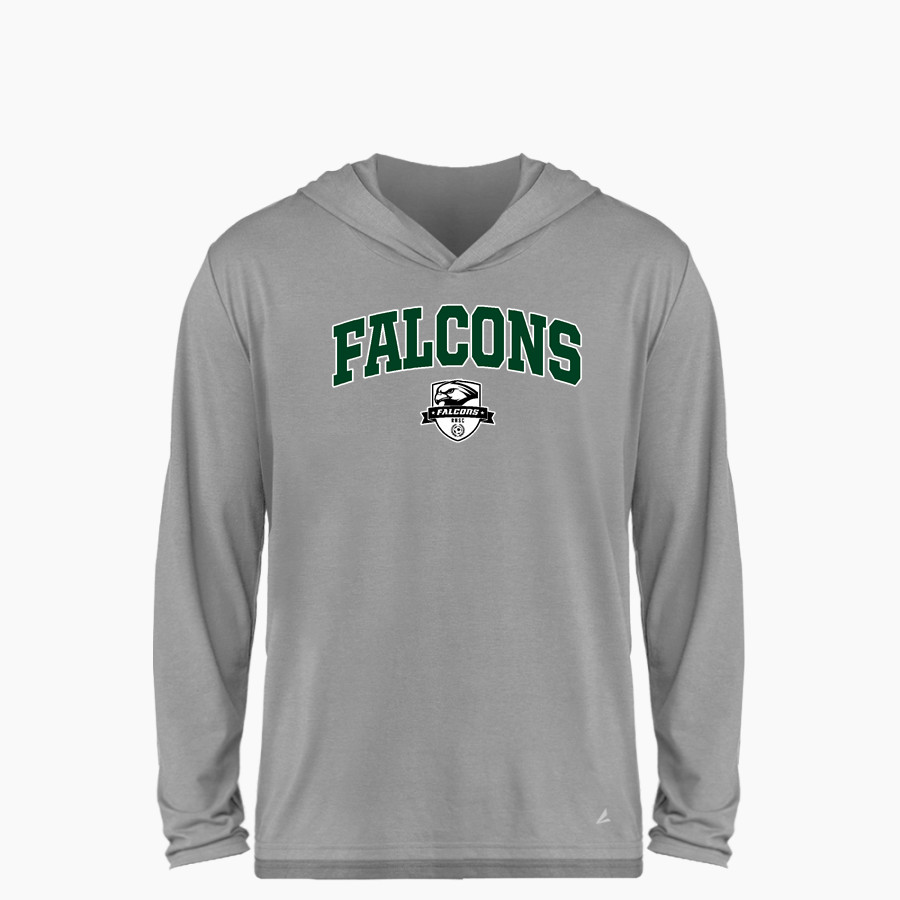 Rush Henrietta Falcons Soccer Club <span class="pdp-name-mascot">Rush Falcons Soccer Club</span> BSN SPORTS Youth Ultimate Long Sleeve Performance Hoodie Tee