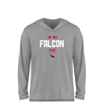 Dunedin Falcons <span class="pdp-name-mascot">Dunedin High School Falcons</span> BSN SPORTS Youth Ultimate Long Sleeve Performance Hoodie Tee Front Thumbnail