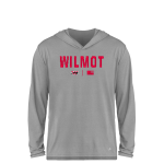 WILMOT UNION HIGH SCHOOL PANTHERS <span class="pdp-name-mascot">WILMOT PANTHERS</span> BSN SPORTS Youth Ultimate Long Sleeve Performance Hoodie Tee Front Thumbnail