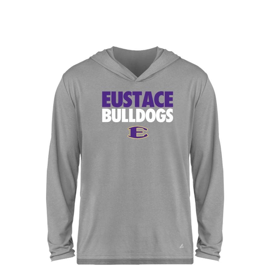 EUSTACE HIGH SCHOOL BULLDOGS <span class="pdp-name-mascot">EUSTACE BULLDOGS</span> BSN SPORTS Youth Ultimate Long Sleeve Performance Hoodie Tee