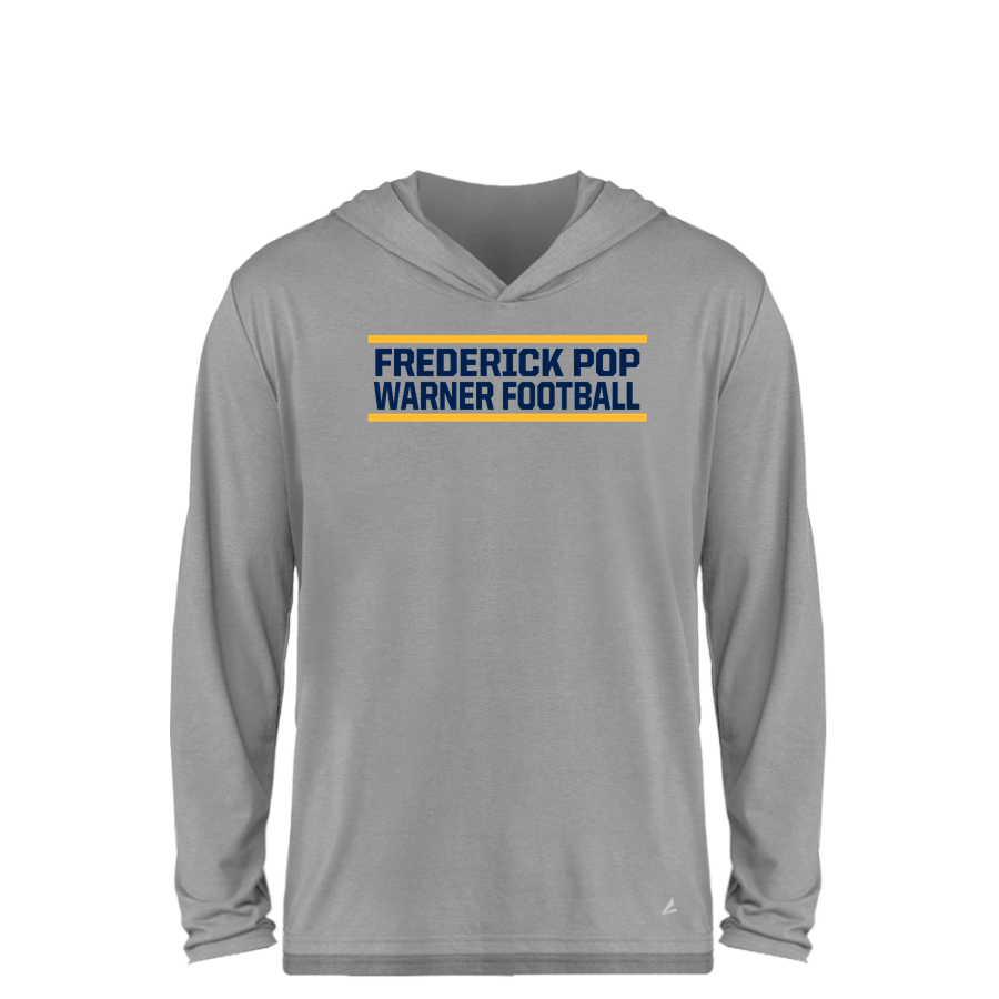 Frederick Pop Warner Golden Eagles <span class="pdp-name-mascot">Frederick Pop Warner Football Golden Eagles</span> BSN SPORTS Youth Ultimate Long Sleeve Performance Hoodie Tee