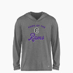 Cornell Rams <span class="pdp-name-mascot">Cornell Rams</span> BSN SPORTS Youth Ultimate Long Sleeve Performance Hoodie Tee Front Thumbnail
