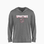SPRINGFIELD SPARTANS The Online Store BSN SPORTS Youth Ultimate Long Sleeve Performance Hoodie Tee Front Thumbnail