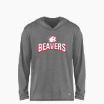 Minot State Beavers <span class="pdp-name-mascot">Minot State Beavers</span> BSN SPORTS Youth Ultimate Long Sleeve Performance Hoodie Tee Front Thumbnail