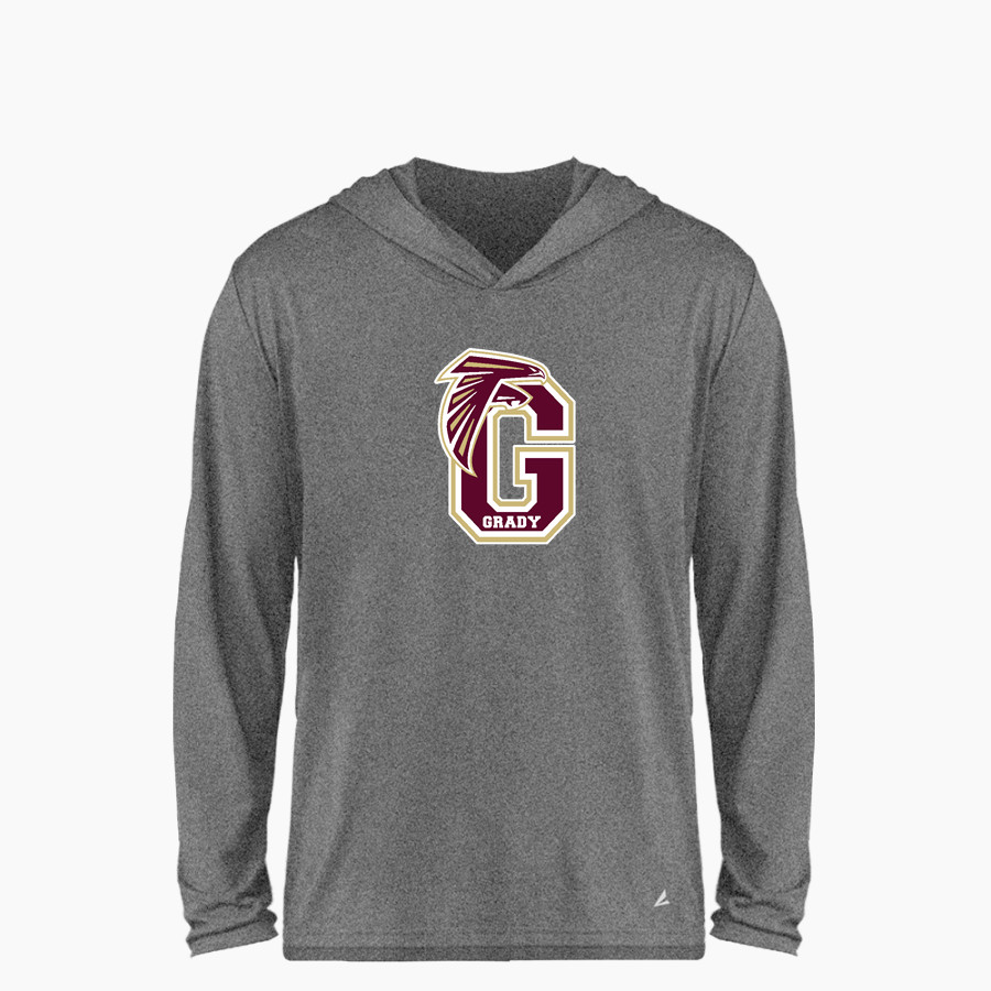 WM E GRADY VOC TECH SCHOOL FALCONS BSN SPORTS Youth Ultimate Long Sleeve Performance Hoodie Tee