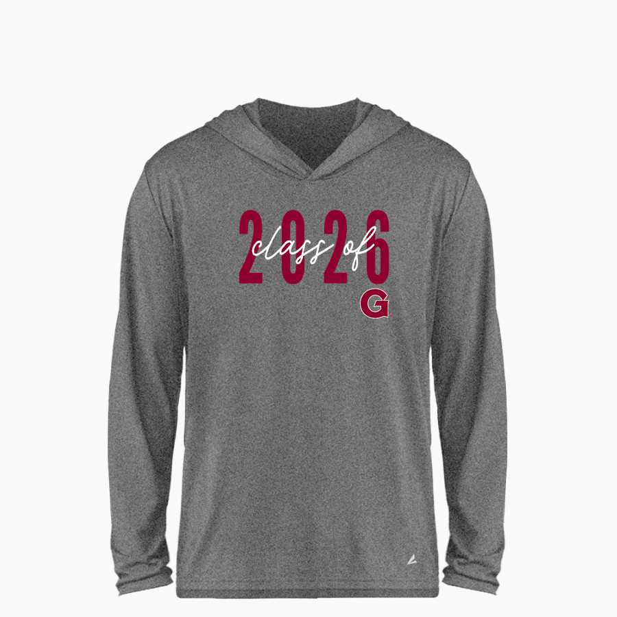 GUNTERSVILLE HIGH SCHOOL WILDCATS BSN SPORTS Youth Ultimate Long Sleeve Performance Hoodie Tee