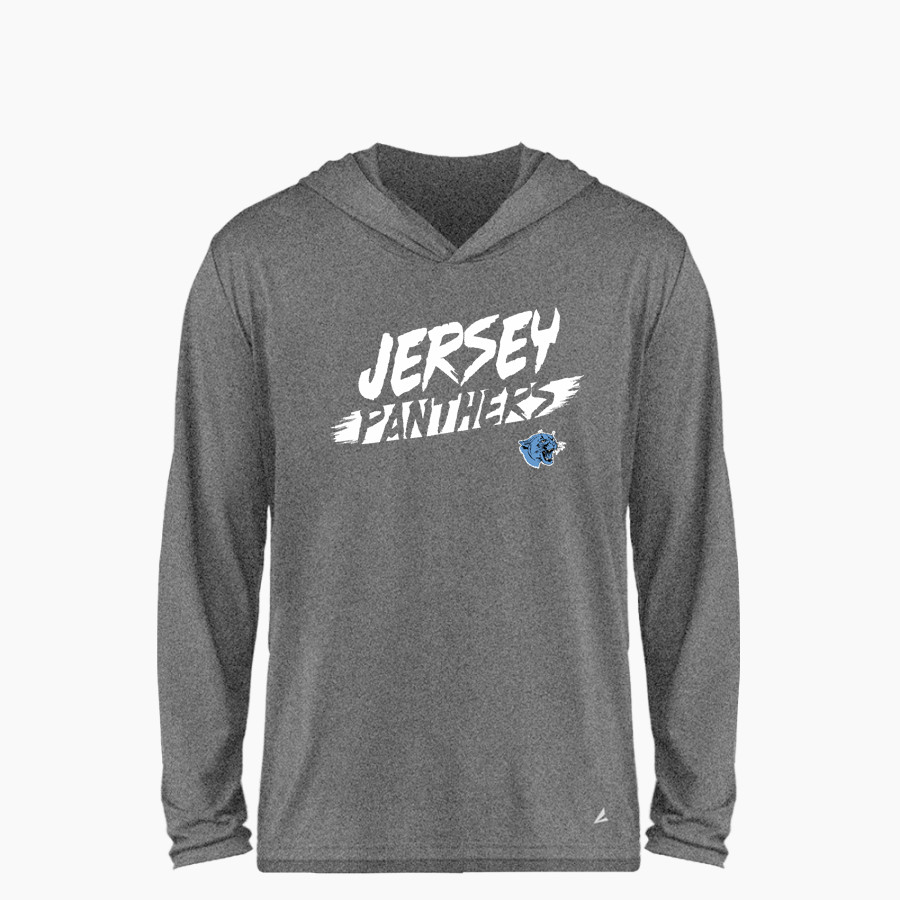 JERSEY COMMUNITY HIGH SCHOOL PANTHERS BSN SPORTS Youth Ultimate Long Sleeve Performance Hoodie Tee