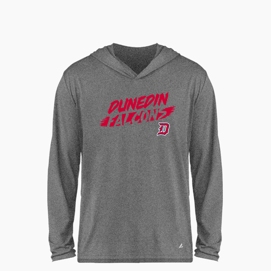 Dunedin Falcons <span class="pdp-name-mascot">Dunedin High School Falcons</span> BSN SPORTS Youth Ultimate Long Sleeve Performance Hoodie Tee