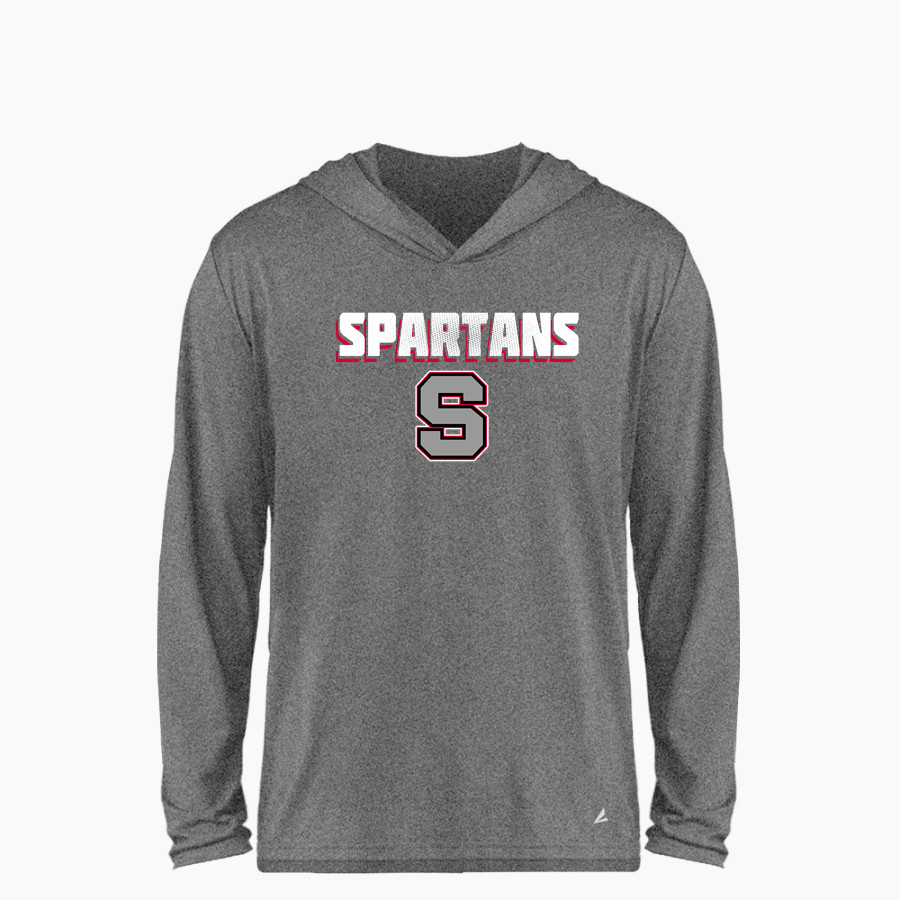 SPRINGFIELD SPARTANS The Online Store BSN SPORTS Youth Ultimate Long Sleeve Performance Hoodie Tee