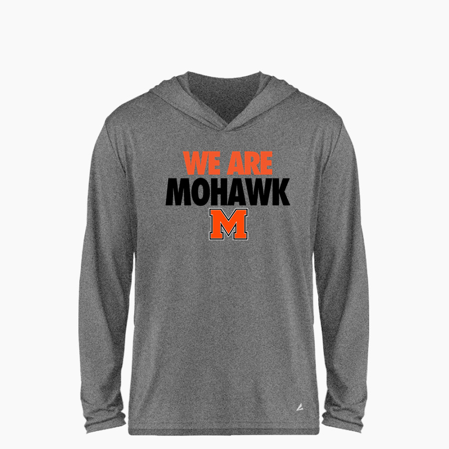 MOHAWK HIGH SCHOOL Mustangs <span class="pdp-name-mascot">MOHAWK Mustangs</span> BSN SPORTS Youth Ultimate Long Sleeve Performance Hoodie Tee