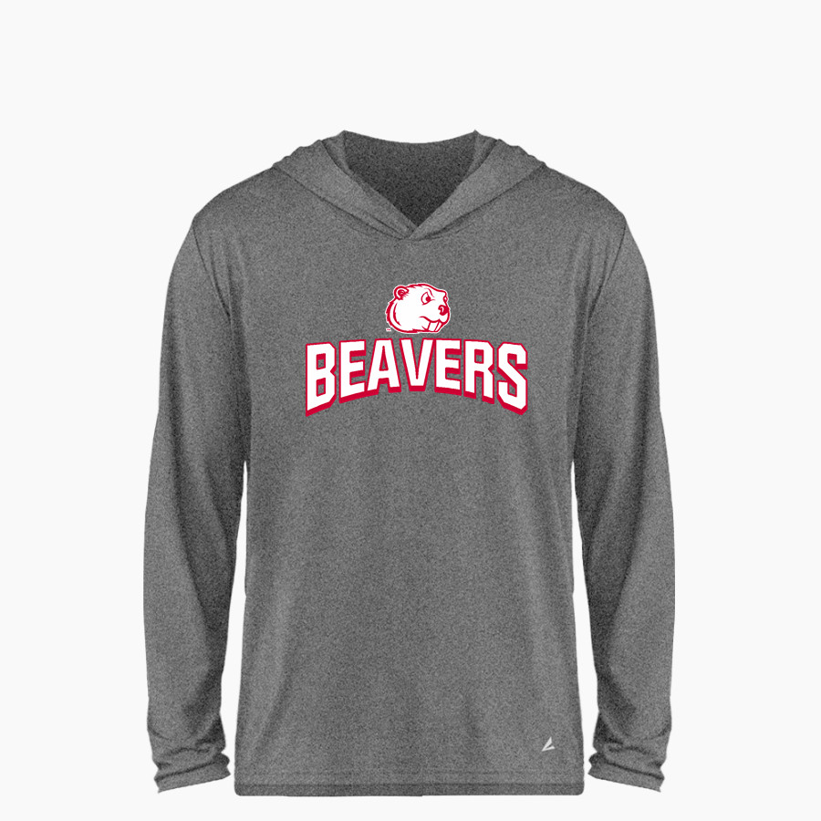 Minot State Beavers <span class="pdp-name-mascot">Minot State Beavers</span> BSN SPORTS Youth Ultimate Long Sleeve Performance Hoodie Tee