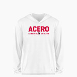 Acero Schools Chicago BSN SPORTS Youth Ultimate Long Sleeve Performance Hoodie Tee Front Thumbnail