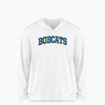 BACON ACADEMY BOBCATS BSN SPORTS Youth Ultimate Long Sleeve Performance Hoodie Tee Front Thumbnail