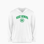 WEST MONONA HIGH SCHOOL SPARTANS BSN SPORTS Youth Ultimate Long Sleeve Performance Hoodie Tee Front Thumbnail