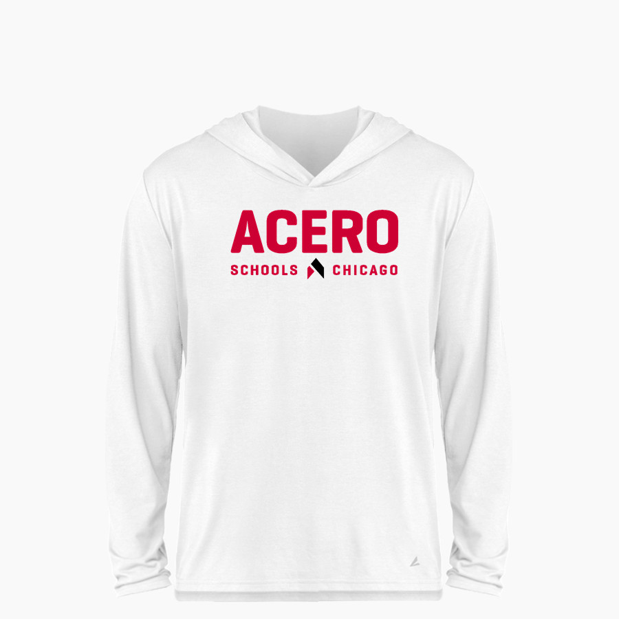 Acero Schools Chicago BSN SPORTS Youth Ultimate Long Sleeve Performance Hoodie Tee