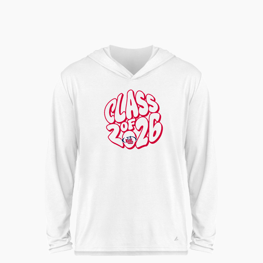 UNION COUNTY HIGH SCHOOL PATRIOTS BSN SPORTS Youth Ultimate Long Sleeve Performance Hoodie Tee