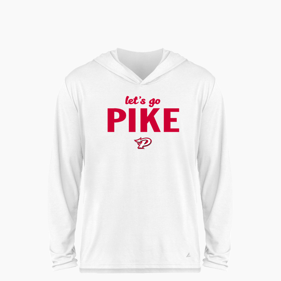 Pike Red Devils BSN SPORTS Youth Ultimate Long Sleeve Performance Hoodie Tee