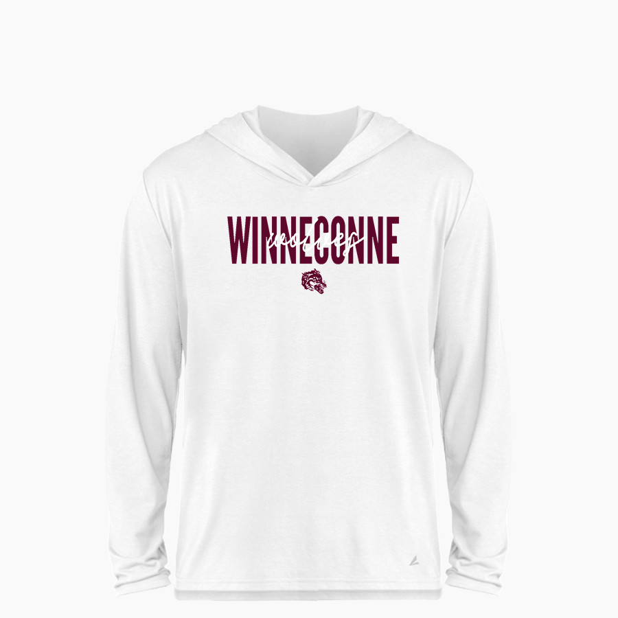 WINNECONNE HIGH SCHOOL WOLVES <span class="pdp-name-mascot">WINNECONNE WOLVES</span> BSN SPORTS Youth Ultimate Long Sleeve Performance Hoodie Tee