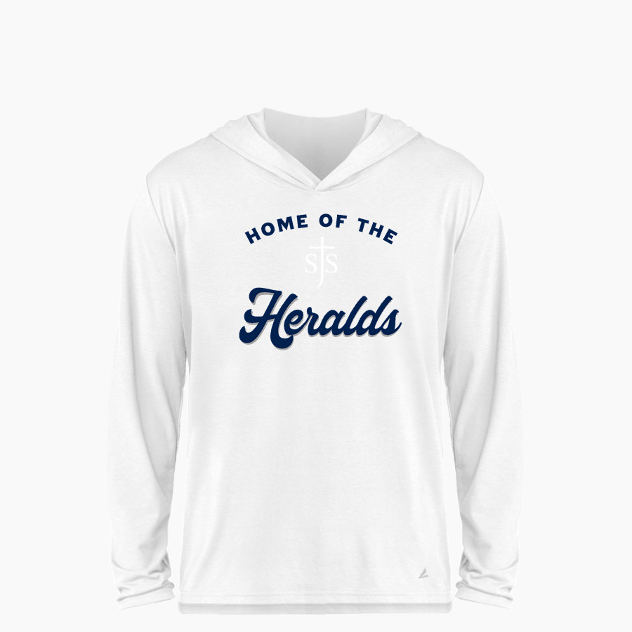 SAINT JOHN HERALDS <span class="pdp-name-mascot">SAINT JOHN HERALDS</span> BSN SPORTS Youth Ultimate Long Sleeve Performance Hoodie Tee