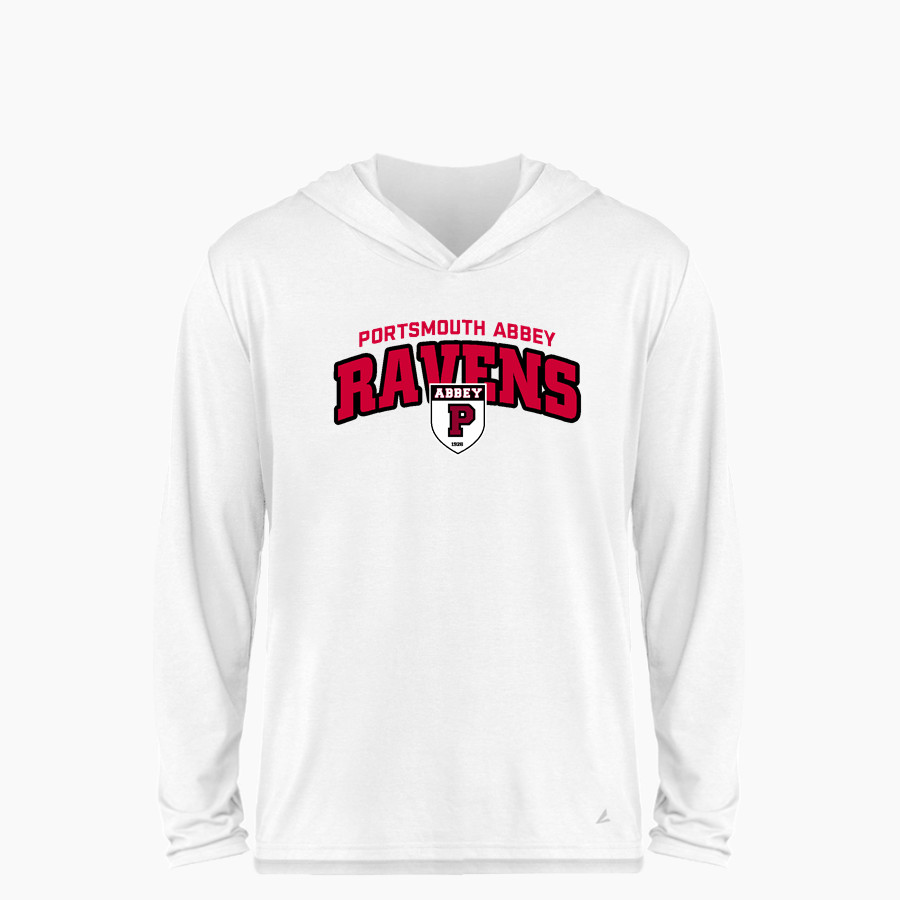PORTSMOUTH ABBEY SCHOOL RAVENS <span class="pdp-name-mascot">PORTSMOUTH ABBEY RAVENS</span> BSN SPORTS Youth Ultimate Long Sleeve Performance Hoodie Tee