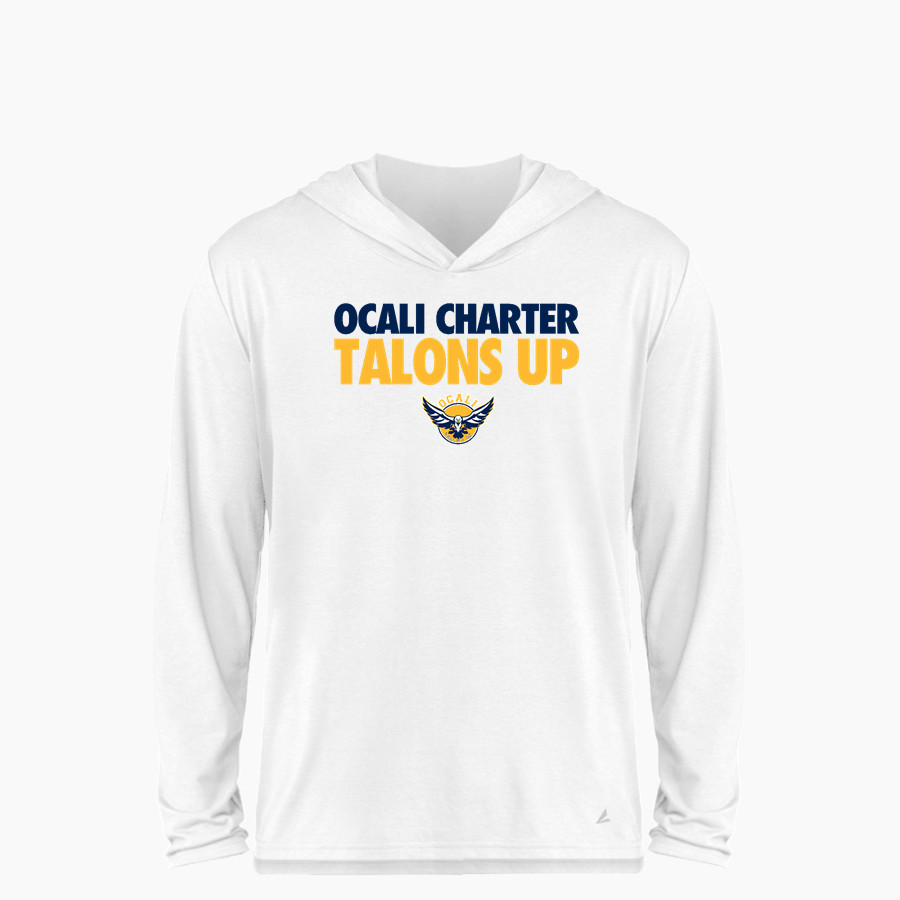 Ocali Charter <span class="pdp-name-mascot">Ocali Charter Eagles</span> BSN SPORTS Youth Ultimate Long Sleeve Performance Hoodie Tee