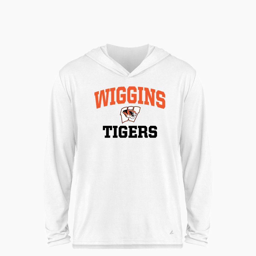WIGGINS TIGERS The Official Online Store <span class="pdp-name-mascot">WIGGINS TIGERS</span> BSN SPORTS Youth Ultimate Long Sleeve Performance Hoodie Tee