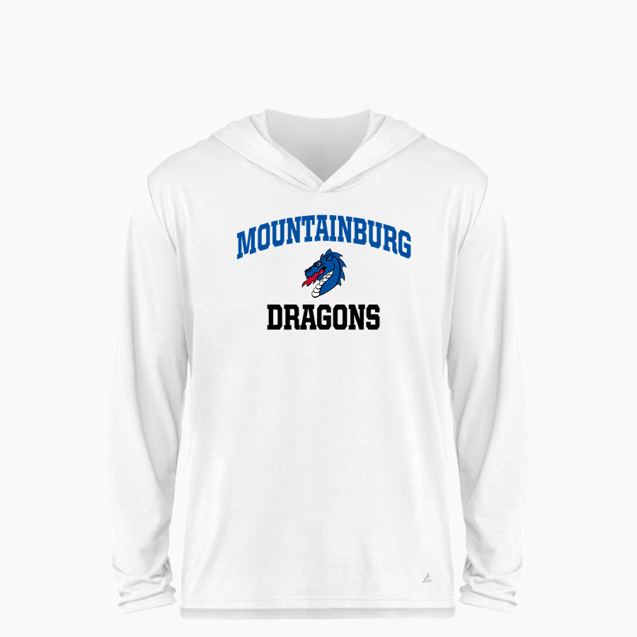 Mountainburg Dragons <span class="pdp-name-mascot">Mountainburg Dragons</span> BSN SPORTS Youth Ultimate Long Sleeve Performance Hoodie Tee