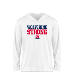 Frontier Academy Wolverines <span class="pdp-name-mascot">Frontier Academy Wolverines</span> BSN SPORTS Youth Ultimate Long Sleeve Performance Hoodie Tee Front Thumbnail