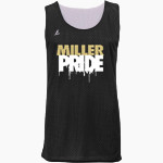NOBLESVILLE MILLERS stronger together BSN SPORTS Adult Reversible Mesh Basketball Jersey Front Thumbnail