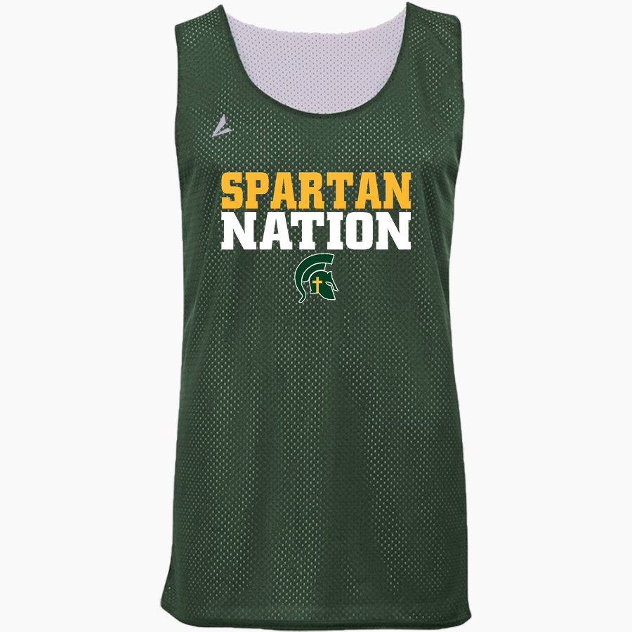 Martin Luther Spartans BSN SPORTS Adult Reversible Mesh Basketball Jersey
