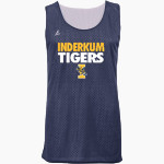 INDERKUM HIGH SCHOOL TIGERS <span class="pdp-name-mascot">INDERKUM TIGERS</span> BSN SPORTS Adult Reversible Mesh Basketball Jersey Front Thumbnail