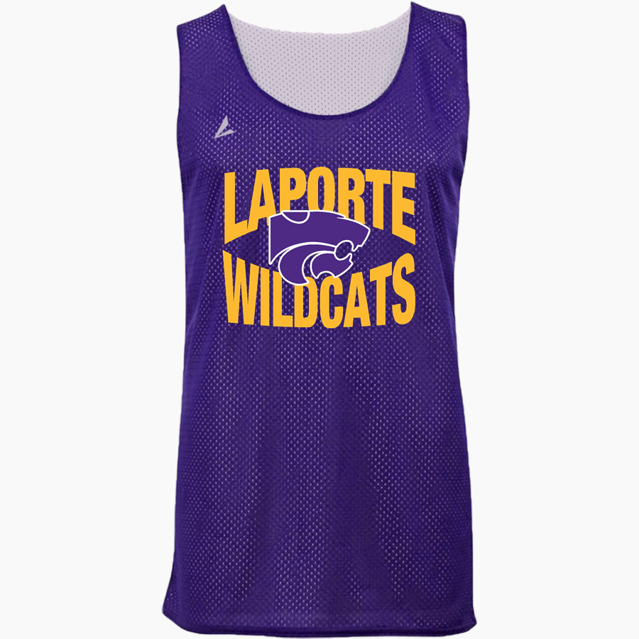 LAPORTE HIGH SCHOOL WILDCATS <span class="pdp-name-mascot">LAPORTE WILDCATS</span> BSN SPORTS Adult Reversible Mesh Basketball Jersey