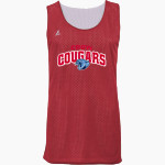 CROW HIGH SCHOOL Cougars Online Store <span class="pdp-name-mascot">CROW COUGARS</span> BSN SPORTS Adult Reversible Mesh Basketball Jersey Front Thumbnail