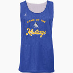 Greasewood Springs Community School Mustangs <span class="pdp-name-mascot">Greasewood Spring Community School Mustangs</span> BSN SPORTS Adult Reversible Mesh Basketball Jersey Front Thumbnail
